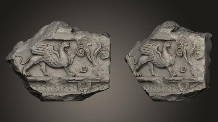 High reliefs and bas-reliefs, historical and religious (GRLFH_0341) 3D model for CNC machine